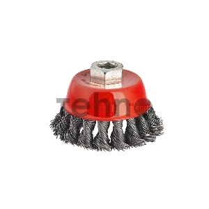 Кордщетка Hammerflex 207-105 75мм M14 чашеобразная витая жесткая для УШМ Кордщетка Hammerflex 207-105 75мм M14 чашеобразная витая жесткая для УШМ