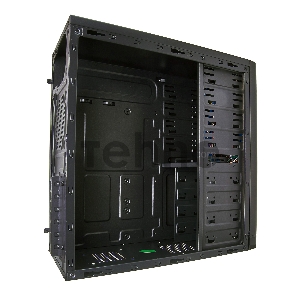Корпус Miditower ExeGate XP-330U Black, ATX, <XP400, Black,120mm>, 2*USB+2*USB3.0, Audio
