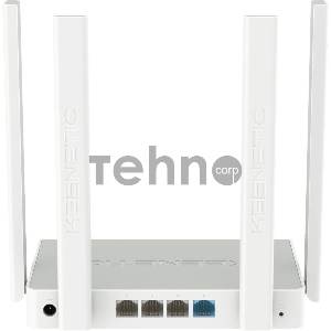 Роутер беспроводной Keenetic Speedster (KN-3012) с Mesh Wi-Fi 5 AC1200 и 4-портовым Smart-коммутатором