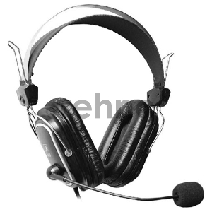 Наушники A4Tech HS-50,Черный, серебристый {Гарнитура стерео, монитор типа, закрытые, рег громкости, 20-20000Гц 32 Ом 97дБ, микр подвижн, кабель 2, 3.5 jack 3 pin} Наушники A4Tech HS-50,Черный, серебристый {Гарнитура стерео, монитор типа, закрытые, рег громкости, 20-20000Гц 32 Ом 97дБ, микр подвижн, кабель 2, 3.5 jack 3 pin}