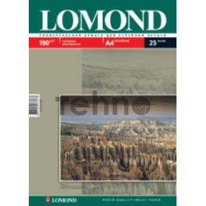 Фотобумага Lomond 0102036 A4/190г/м2/25л./белый матовое для струйной печати