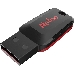Флеш Диск Netac 128Gb U197 NT03U197N-128G-20BK USB2.0 черный/красный, фото 3
