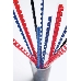 Пластиковые пружины для переплета 22 мм (на 151-180 листов) черные 50шт Fellowes (FS-53481), фото 2