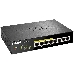 Коммутатор Unmanaged Switch with 8 10/100/1000Base-T ports (4 PoE ports 802.3af/802.3at (30 W), PoE Budget 68).8K Mac address, Auto-sensing, 802.3x Flow Control, Stand-alone, Auto MDI/MDI-X for each port, D-link Green technology, Metal case.Manual + Exter, фото 9