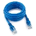 Патч-корд UTP Gembird кат.5e, 2м, литой, многожильный (синий), фото 6