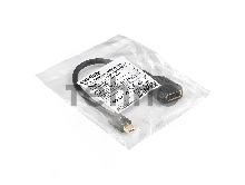 Кабель miniDisplayPort-DisplayPort ExeGate EX-CC-mDPM-DPF-0.15 (mini20M/20M, 0,15м)