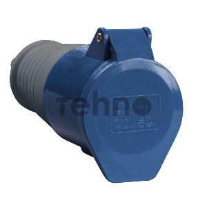 Розетка Iek PSR21-016-3 213 переносная 2Р + РЕ 16А 220В IP44 ИЭК