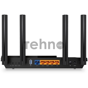 Роутер беспроводной TP-Link Archer AX55 AX3000 10/100/1000BASE-TX черный
