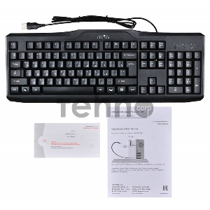 Клавиатура Oklick 170M черный USB