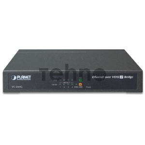 Конвертер Ethernet в VDSL2 VC-234G , внешний БП 4-Port 10/100/1000T Ethernet to VDSL2 Bridge - 30a profile w/ G.vectoring, RJ11