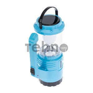 Фонарь туристический/поисковый/кемпинговый с Powerbank, аккумулятор, головной + боковой свет, солнечная батарея. Индикатор зарядки (выносное зарядное