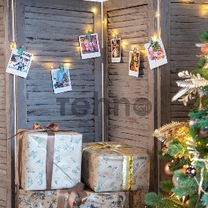 Деревянные прищепки «Новогодняя ель» 14.5x4.5x1.6 cм, 6 шт. NEON-NIGHT