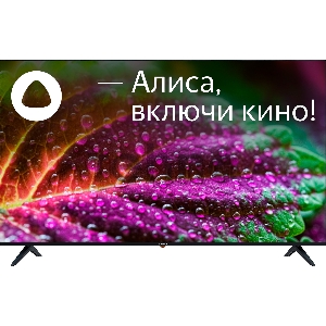 Телевизор LED Starwind 65 SW-LED65UG403 Яндекс.ТВ Frameless черный 4K Ultra HD 60Hz DVB-T DVB-T2 DVB-C DVB-S DVB-S2 USB WiFi Smart TV