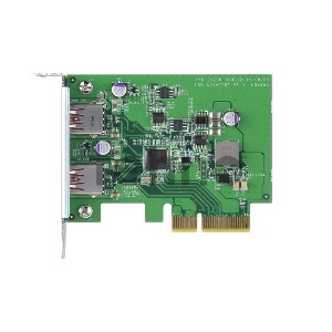 Карта расширения QNAP QXP-10G2U3A USB Dual Port Adapter, 2 x 10Gb / s USB 3.2 Gen 2, PCIe Gen3 x2