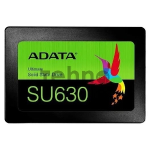 Накопитель  2.5; 1.92TB ADATA SU630SS Client SSD ASU630SS-1T92Q-R SATA 6Gb/s, 520/450, IOPS 40/65K, MTBF 1.5M, 3D QLC, 400TBW, RTL