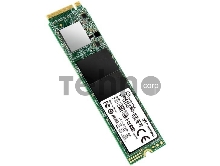 Твердотельный диск 1TB Transcend MTE110S, 3D TLC NAND, M.2 2280,PCIe Gen3x4, DRAM-less