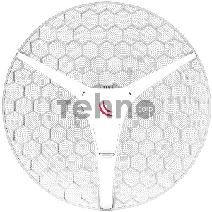 Точка доступа Mikrotik RBLHGG-5acD-XL with 27dBi 5GHz antenna, Dual Chain 802.11ac wireless, 716MHz CPU, 256MB RAM, 1x Gigabit LAN, POE, PSU, RouterOS L3, International version