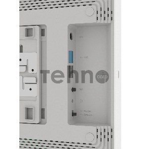 Точка доступа Keenetic Voyager Pro Pack  (KN-3510) с Mesh Wi-Fi 6 AX1800, анализатором спектра Wi-Fi, 2-портовым Smart-коммутатором, переключателем режима роутер/ретранслятор и питанием Power over Ethernet (БП не входят в комплект)