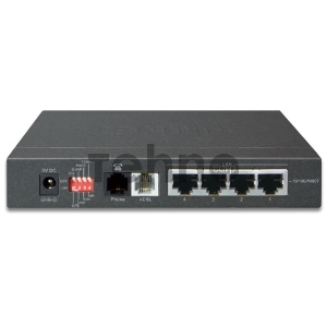 Конвертер Ethernet в VDSL2 VC-234G , внешний БП 4-Port 10/100/1000T Ethernet to VDSL2 Bridge - 30a profile w/ G.vectoring, RJ11