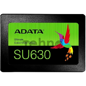 Накопитель SSD 240GB ADATA SU630SS Client SSD ASU630SS-240GQ-R SATA 6Gb/s, 520/450, IOPS 30/65K, MTBF 1.5M, 3D QLC, 50TBW, RTL