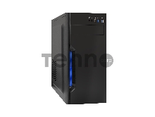 Корпус Miditower ExeGate XP-333U Black, ATX, <XP400, Black,120mm>, 1*USB+2*USB3.0, Audio