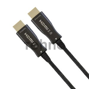 Активный оптический кабель HDMI Cablexpert, 100м, v2.0, 19M/19M, AOC Premium Series, позол.разъемы, экран, коробка