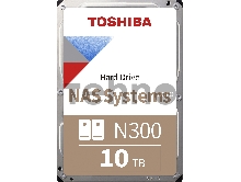 Жесткий диск Toshiba SATA-III 10Tb HDWG11AUZSVA NAS N300 (7200rpm) 256Mb 3.5