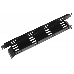 Лоток кабельный горизонтальный 19", цвет черный (ГКО-Л-1-9005), фото 3