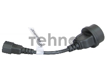 Кабель Powercom SCUT IEC-320 C14 to Socket Type-F 250V 10A    
