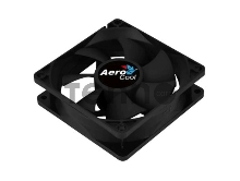 Вентилятор Aerocool Force 8 Black, 80x80x25мм, 1500 об./мин., разъем MOLEX + 3-PIN, 28.3 dBA