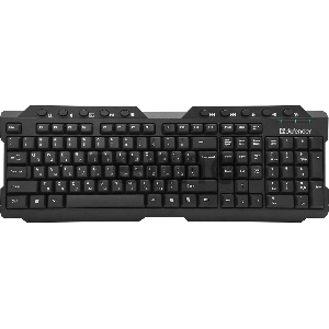 Беспроводная клавиатура Defender Element HB-195 RU,черный,мультимедиа