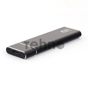 Внешний корпус AgeStar M.2 USB 3.0  NGFF (B-key) AgeStar 3UBNF5C (BLACK) , алюминий, серебристый