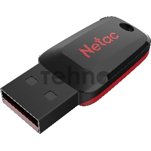 Флеш Диск Netac U197 8Gb <NT03U197N-008G-20BK>, USB2.0, пластиковая, черная