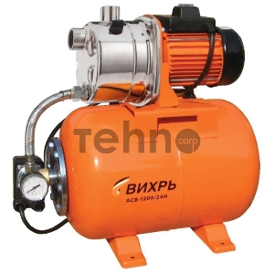Насосная станция напорный Вихрь ACB-1200/24H 1200Вт 4200л/час Насосная станция напорный Вихрь ACB-1200/24H 1200Вт 4200л/час