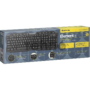 Беспроводная клавиатура Defender Element HB-195 RU,черный,мультимедиа