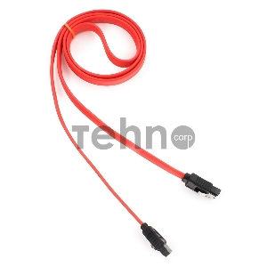 Кабель интерфейсный SATAIII Cablexpert CC-SATAM-DATA-0.8M, 80см, 7pin/7pin, защелка, пакет