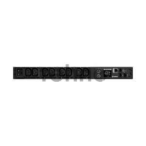 Блок распределения питания PDU CyberPower 20MHVIEC8FNET(31005) NEW Monitor 1U type PDU, 16Amp, 8 IEC outlets, PPBE management S/W.