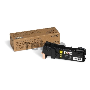 Тонер-картридж увеличенной емкости XEROX (106R01597) Phaser 6500/WC 6505, желтый, 2500 стр.