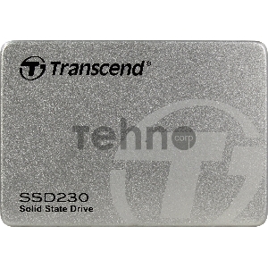 Накопитель SSD 2.5 Transcend 4.0Tb SSD230S <TS4TSSD230S> (SATA3, up to 560/520Mbs, 3D NAND, DRAM, 2240TBW, 7mm)