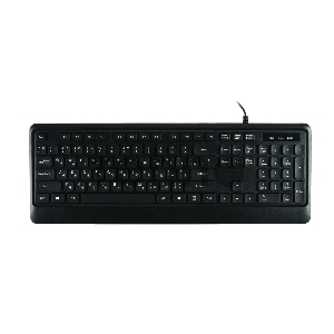 Комплект клавиатура+мышь/ Keyboard/mouse set MK120, USB wired, 104 кл, 1000DPI, 1.8m, black, Foxline