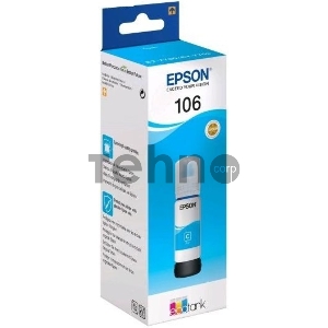 Картридж струйный Epson 106C C13T00R240 голубой (70мл) для Epson L7160/7180