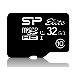 Флеш карта microSDHC 32Gb Class10 Silicon Power SP032GBSTHBU1V10-SP + adapter, фото 1