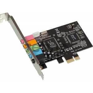 Звуковая карта PCI-E C-media ASIA PCIE 8738 6C,  5.1, oem