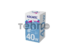 Лампа накаливания A50/A55 40Вт E27 220-240В прозр. КОСМОС LKsmSt55CL40E27v2