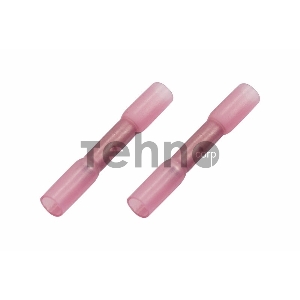 Соединительная гильза изолированная термоусаживаемая L-37 мм 0.5-1 мм² (ГСИ-т 1.0/ГСИ-т 0,5-1,0) красная REXANT