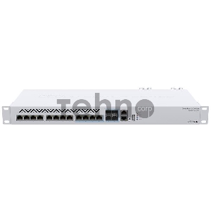 Mikrotik CRS312-4C+8XG-RM Cloud Router Switch 8х 1G/2.5G/5G/10G RJ45,  4х 10G RJ45/SFP+ with RouterOS L5, 1U rackmount enclosure