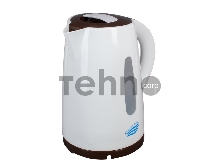 Чайник электрический Великие Реки Томь-1 бел/коричневый
