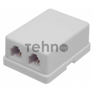 Модуль TWT (TWT-SA2-WH) Настенная коробка 2 порт. для Keystone