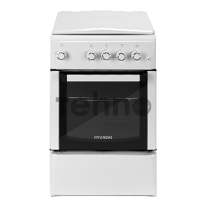 Плита Газовая Hyundai RGG225 белый (металлическая крышка) реш.чугун