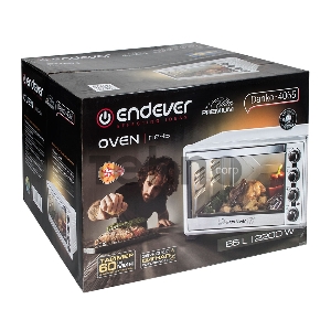 Мини-печь Endever Danko 4065 серебристый цвет, мощность 2200Вт, объем 65 л. Мини-печь Endever Danko 4065 серебристый цвет, мощность 2200Вт, объем 65 л.